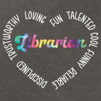 Librarian Librarian Funny Cotton Canvas Backpack