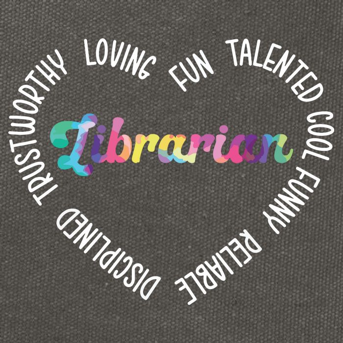 Librarian Librarian Funny Cotton Canvas Backpack