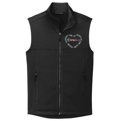 Librarian Librarian Funny Collective Smooth Fleece Vest