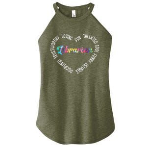 Librarian Librarian Funny Women's Perfect Tri Rocker Tank