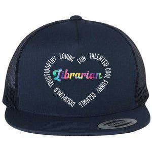 Librarian Librarian Funny Flat Bill Trucker Hat