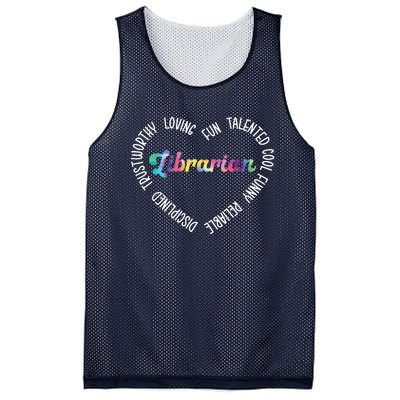 Librarian Librarian Funny Mesh Reversible Basketball Jersey Tank