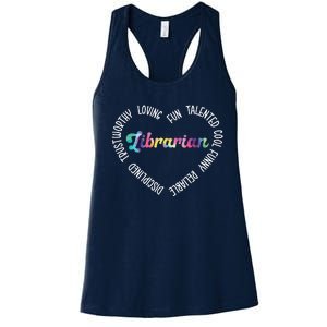 Librarian Librarian Funny Women's Racerback Tank