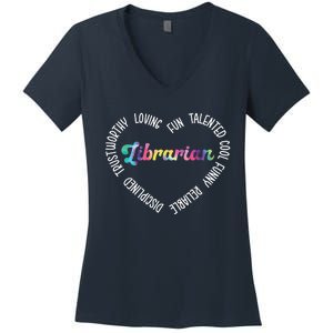 Librarian Librarian Funny Women's V-Neck T-Shirt