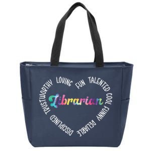 Librarian Librarian Funny Zip Tote Bag