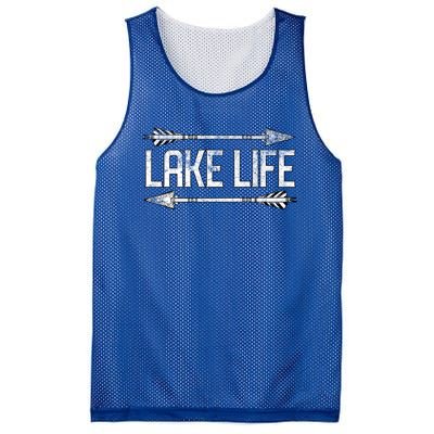 Lake Life Fishing Boating Sailing Funny Outdoor Gift Mom Dad Cool Gift Mesh Reversible Basketball Jersey Tank