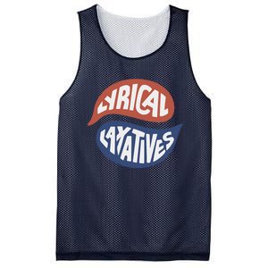 Lyrical Laxatives Funny Saying Deep Talk Podcast Mesh Reversible Basketball Jersey Tank