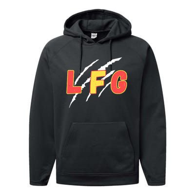 Lfg Lets Fucking Go Lets Fucking Go Performance Fleece Hoodie