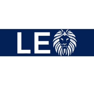 Leo Lion For August And July Birthday Gift Bumper Sticker