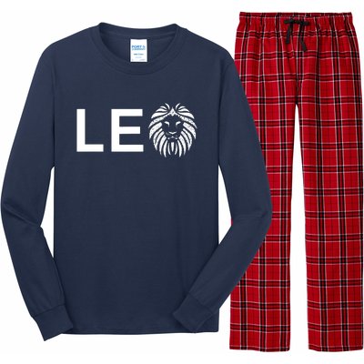 Leo Lion For August And July Birthday Gift Long Sleeve Pajama Set