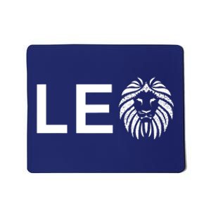 Leo Lion For August And July Birthday Gift Mousepad