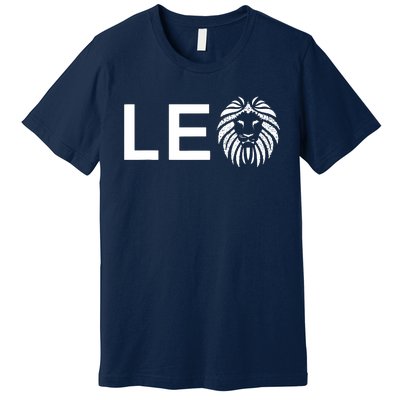 Leo Lion For August And July Birthday Gift Premium T-Shirt