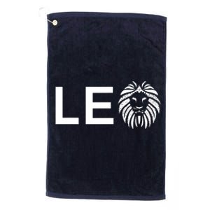 Leo Lion For August And July Birthday Gift Platinum Collection Golf Towel