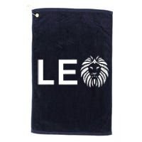 Leo Lion For August And July Birthday Gift Platinum Collection Golf Towel