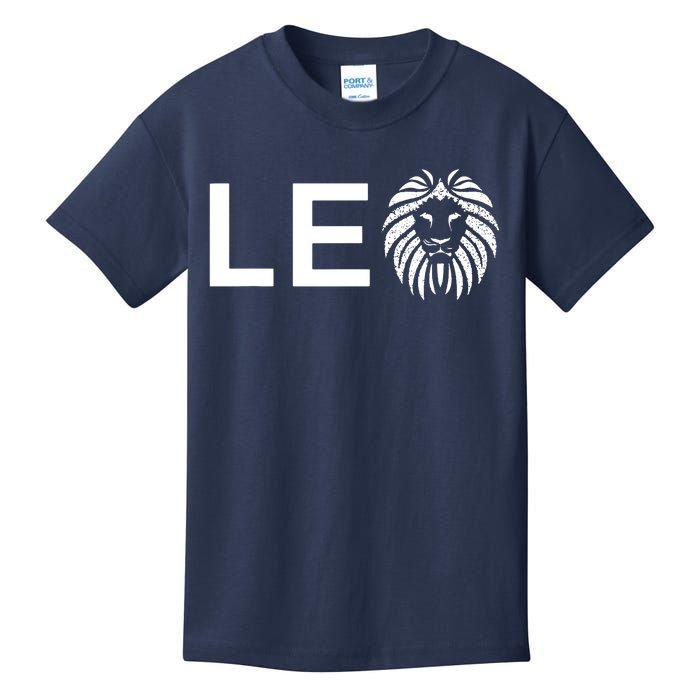 Leo Lion For August And July Birthday Gift Kids T-Shirt