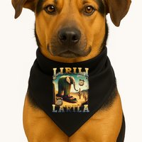 Lirili Larila Funny Italian Brainrot Meme Cactus Elephant USA-Made Doggie Bandana