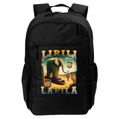 Lirili Larila Funny Italian Brainrot Meme Cactus Elephant Backpack