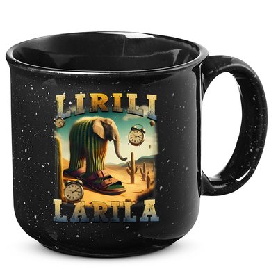 Lirili Larila Funny Italian Brainrot Meme Cactus Elephant 15oz Campfire Ceramic Mug