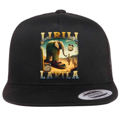 Lirili Larila Funny Italian Brainrot Meme Cactus Elephant Flatbill Hat