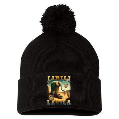 Lirili Larila Funny Italian Brainrot Meme Cactus Elephant Pom Pom 12in Knit Beanie