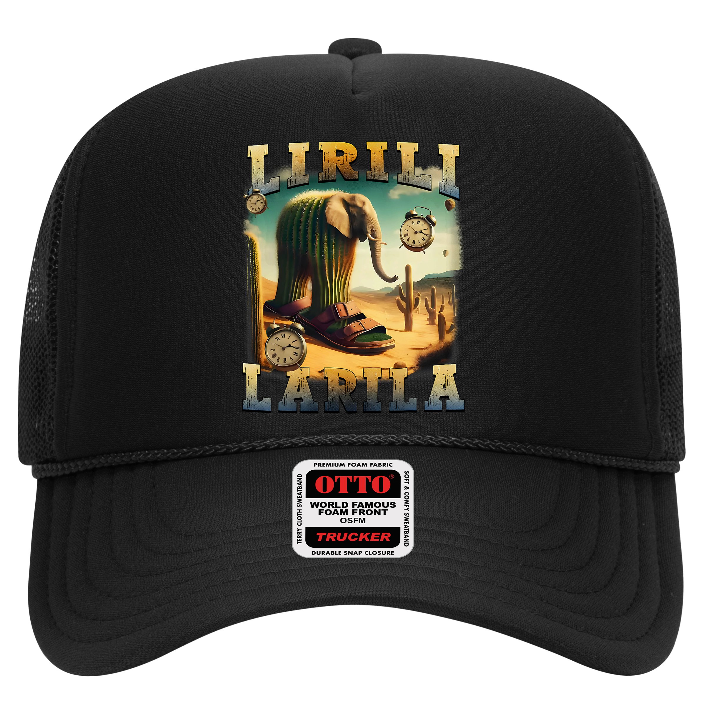 Lirili Larila Funny Italian Brainrot Meme Cactus Elephant Hat