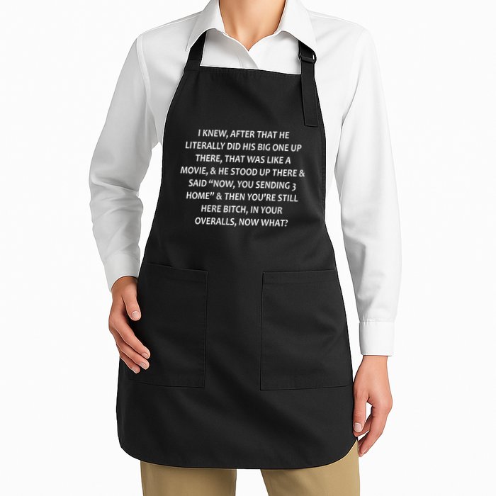 Leah Love Funny Quote Reality Tv Show Apron