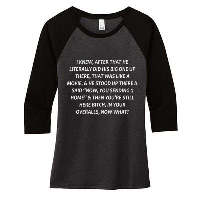 Leah Love Funny Quote Reality Tv Show Women's Tri-Blend 3/4-Sleeve Raglan Shirt