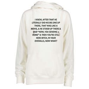 Leah Love Funny Quote Reality Tv Show Womens Funnel Neck Pullover Hood