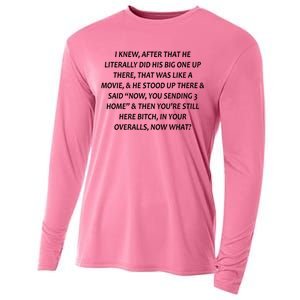 Leah Love Funny Quote Reality Tv Show Cooling Performance Long Sleeve Crew