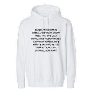 Leah Love Funny Quote Reality Tv Show Garment-Dyed Fleece Hoodie