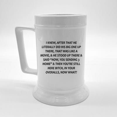 Leah Love Funny Quote Reality Tv Show Beer Stein