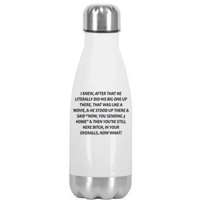 Leah Love Funny Quote Reality Tv Show Stainless Steel Insulated Water Bottle