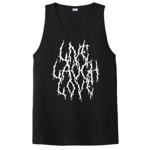 Live Laugh Funny Love Heavy Black Metal Parody PosiCharge Competitor Tank