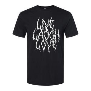 Live Laugh Funny Love Heavy Black Metal Parody Softstyle CVC T-Shirt