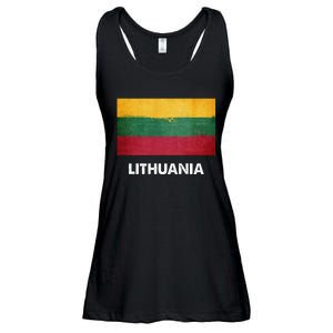 Lithuanian Lithuania Flag Swea Ladies Essential Flowy Tank