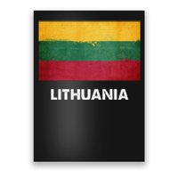 Lithuanian Lithuania Flag Swea Poster