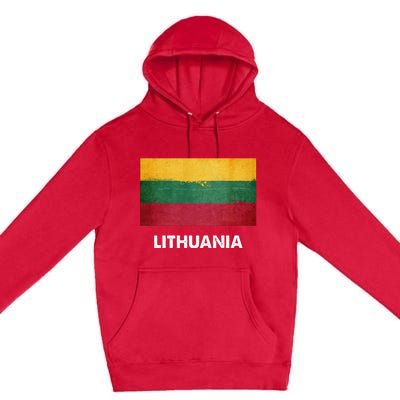 Lithuanian Lithuania Flag Swea Premium Pullover Hoodie