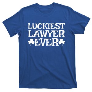 Luckiest Lawyer Funny Gift Shamrock Costume Green St Patricks Day Meaningful Gif T-Shirt