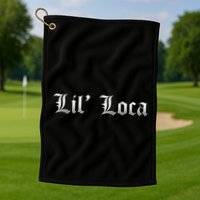 Lil Loca Funny Chola Style Latina Golf Towel