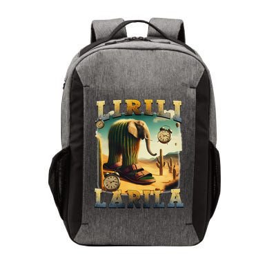 Lirili Larila Funny Italian Brainrot Meme Cactus Elephant Gift Vector Backpack