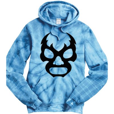 Lucha L.I.B.R.E Face Funny Mexican Wrestler Hero Gift Tie Dye Hoodie