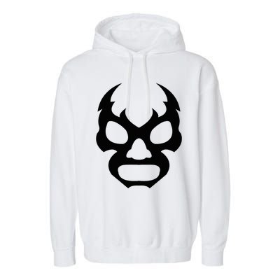 Lucha L.I.B.R.E Face Funny Mexican Wrestler Hero Gift Garment-Dyed Fleece Hoodie