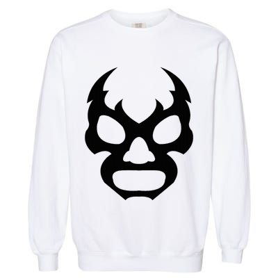 Lucha L.I.B.R.E Face Funny Mexican Wrestler Hero Gift Garment-Dyed Sweatshirt