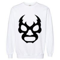 Lucha L.I.B.R.E Face Funny Mexican Wrestler Hero Gift Garment-Dyed Sweatshirt