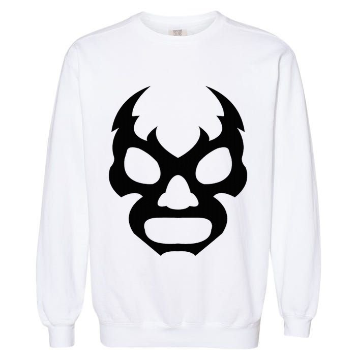 Lucha L.I.B.R.E Face Funny Mexican Wrestler Hero Gift Garment-Dyed Sweatshirt