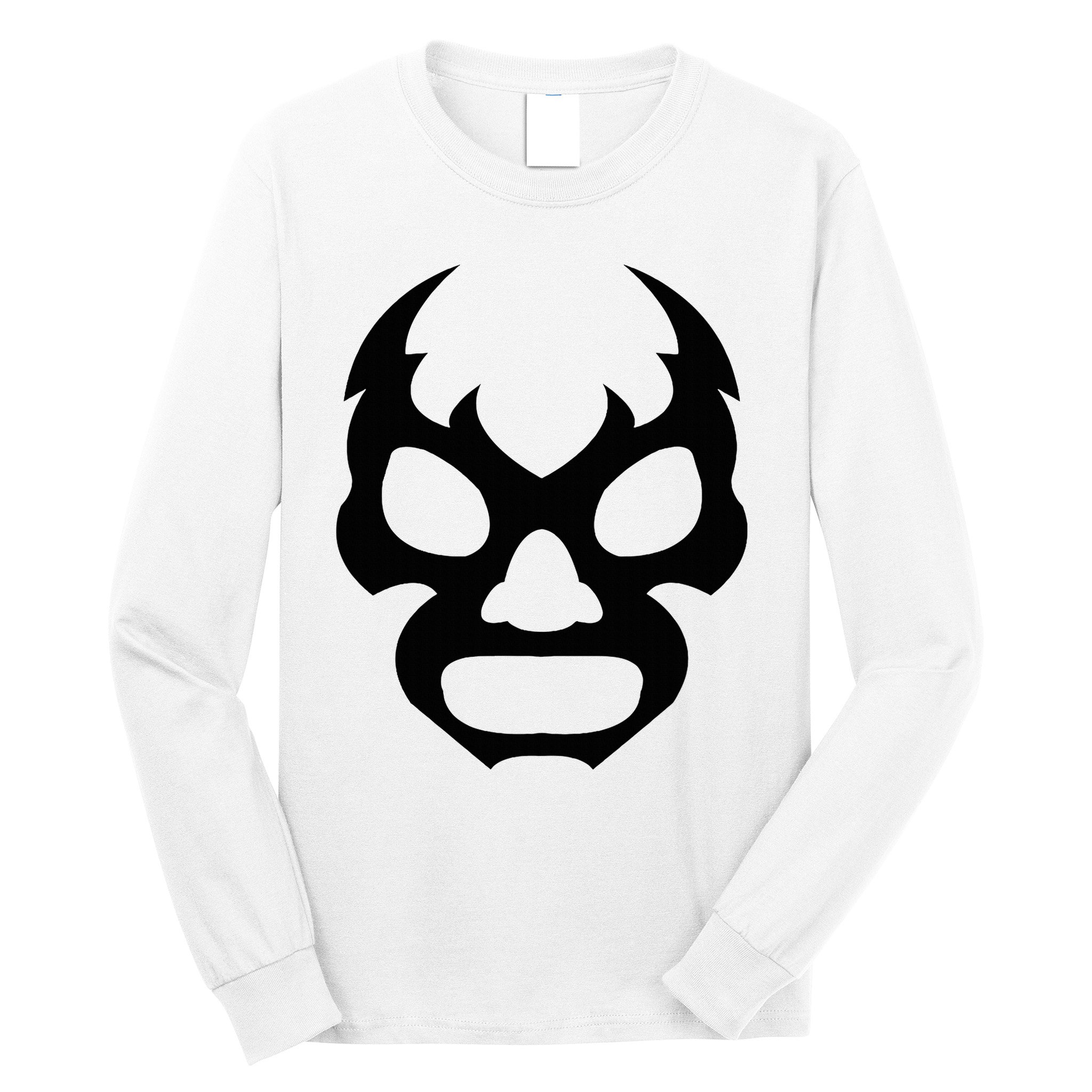 Lucha L.I.B.R.E Face Funny Mexican Wrestler Hero Gift Long Sleeve Shirt