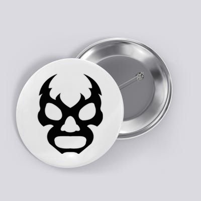 Lucha L.I.B.R.E Face Funny Mexican Wrestler Hero Gift Button