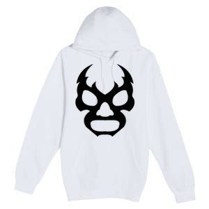 Lucha L.I.B.R.E Face Funny Mexican Wrestler Hero Gift Premium Pullover Hoodie