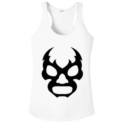 Lucha L.I.B.R.E Face Funny Mexican Wrestler Hero Gift Ladies PosiCharge Competitor Racerback Tank