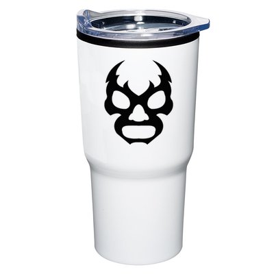 Lucha L.I.B.R.E Face Funny Mexican Wrestler Hero Gift Tumbler